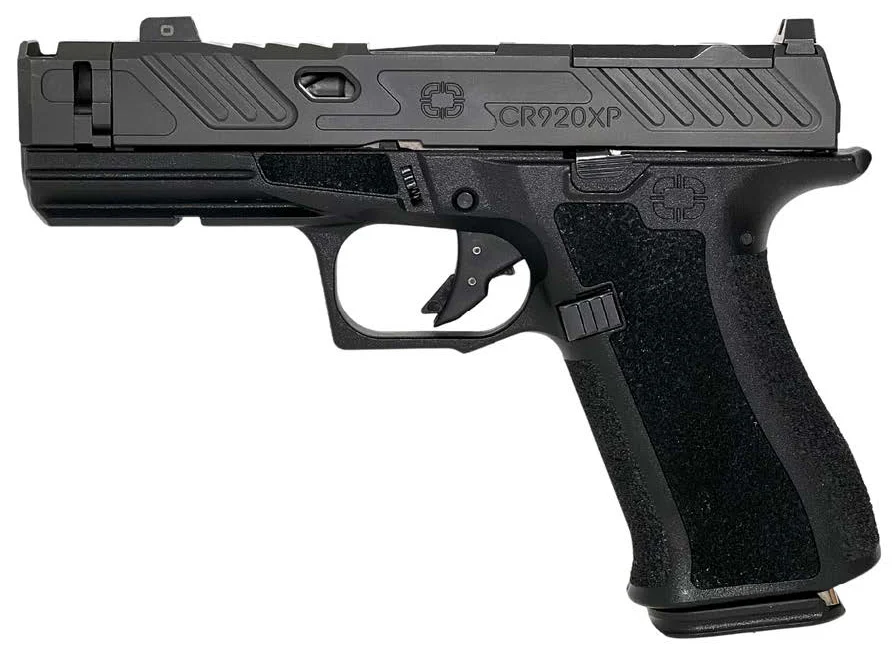 SHAS CR920XP 9MM BLK ELITE SLIDE BLK BBL