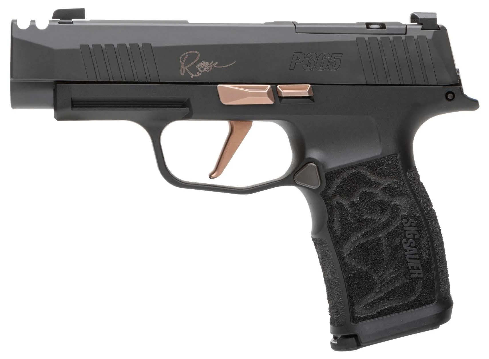 SIG P365 ROSE 9MM BLK 3.1 OR COMP 12RD