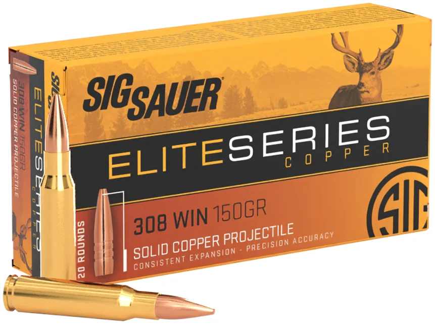 SIG AMMO 308WIN 150GR ELITE HUNTING HT 20/10