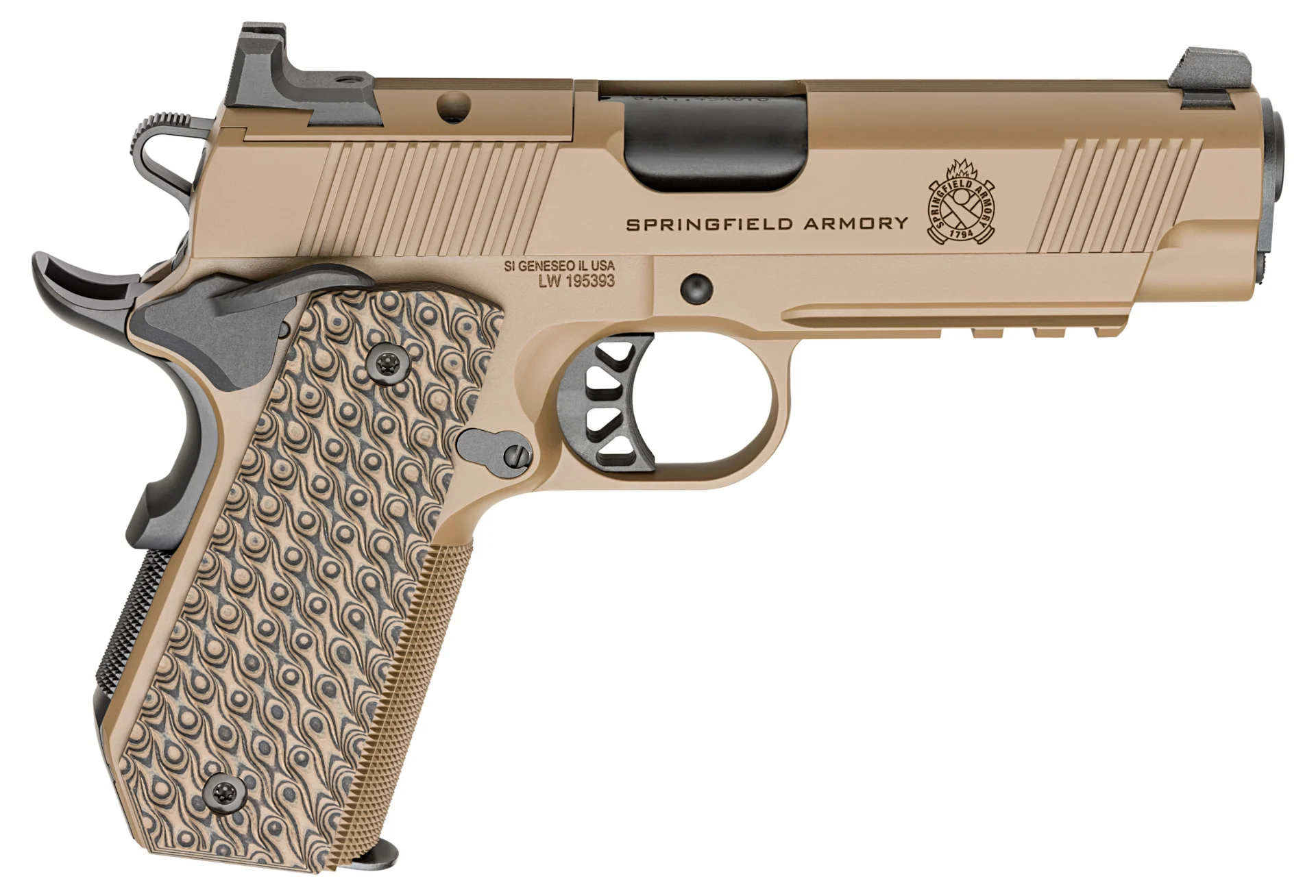SPR 1911 TRP 45ACP 4.25 COY W/CARRY CUT 7RD