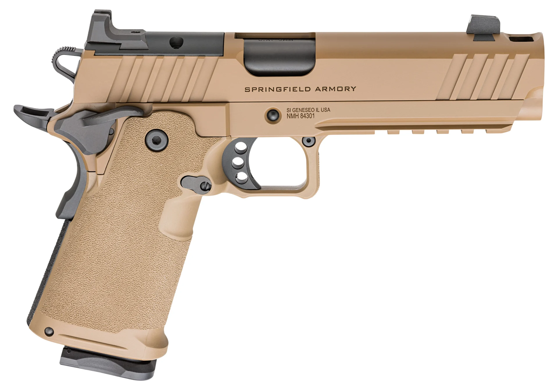 SPR 1911 DS PRODIGY 9MM 5 COMP AOS COYOTE