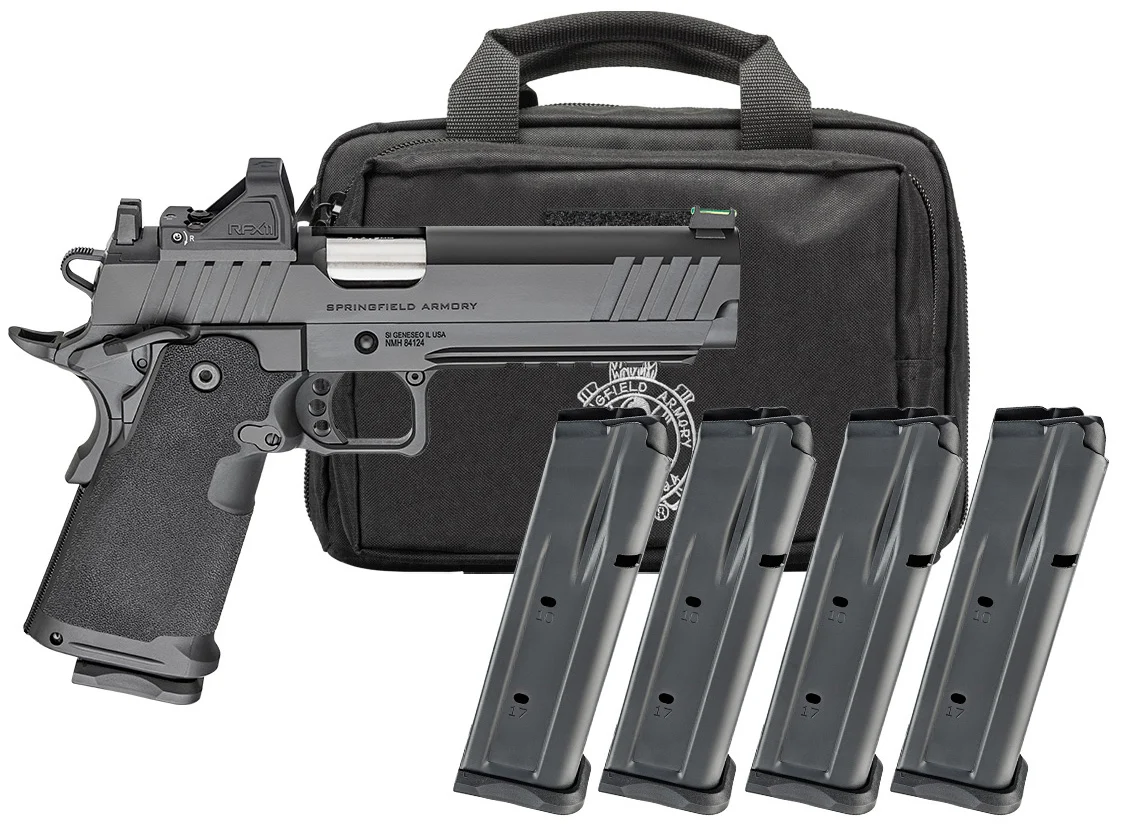 SPR 1911 DS PRODIGY 9MM 5 AOS 17/20RD GEAR PAC