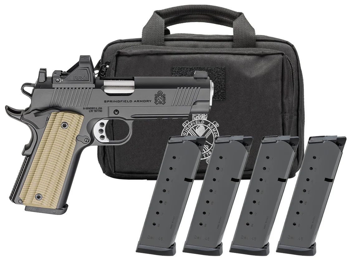SPR 1911 OPERATOR AOS 9MM 4.25 BLK 9RD PAC