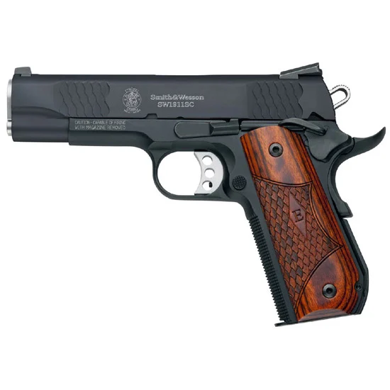 SW 1911SC ROUND BUTT SCANDIUM 45ACP 5 BLK