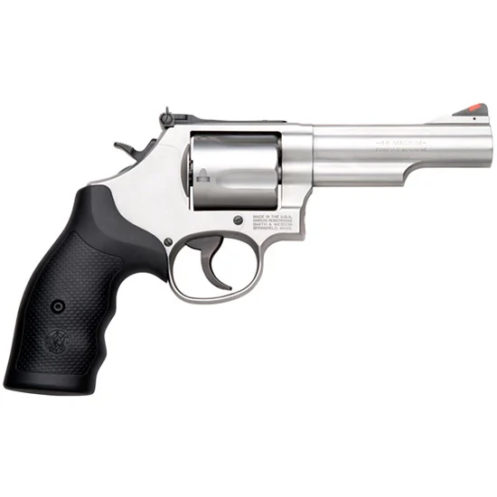SW 69 44MAG 4.25 SS BLK SYN GRIP 5RD L FRAME