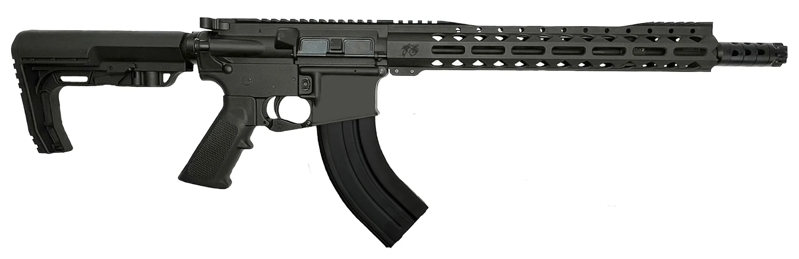 T6 WARRIOR SERIES BASE TCS 7.62X39 16 MLOK BLK