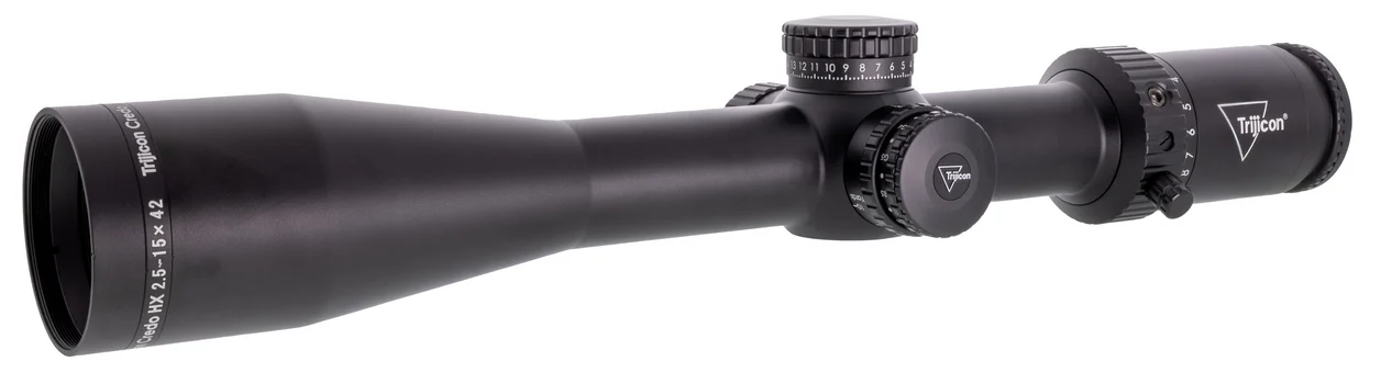 TRIJICON CREDO HX 2.5-15X42 SFP POWERDOT