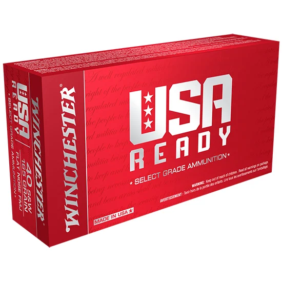 WIN READY 40SW 165GR FMJ 50/10