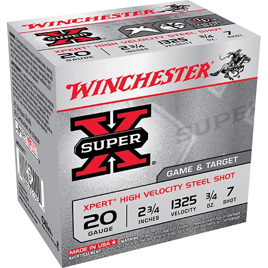 WIN XPERT GAME/TGT 20GA 3/4OZ #7 25/10