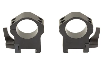 WARNE MAXIMA 1" HRZ QD HI RINGS BLK