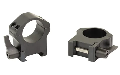 WARNE MAXIMA 1" HRZ QD HI RINGS BLK - Image 2