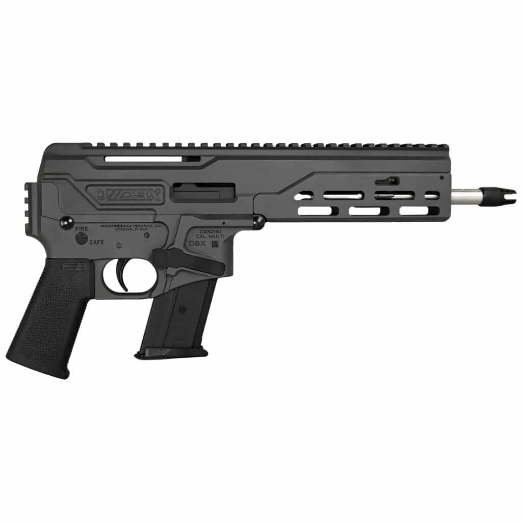 DIAMONDBACK FIREARMS DBX PIST 5.7X28 DARK GREY 8"