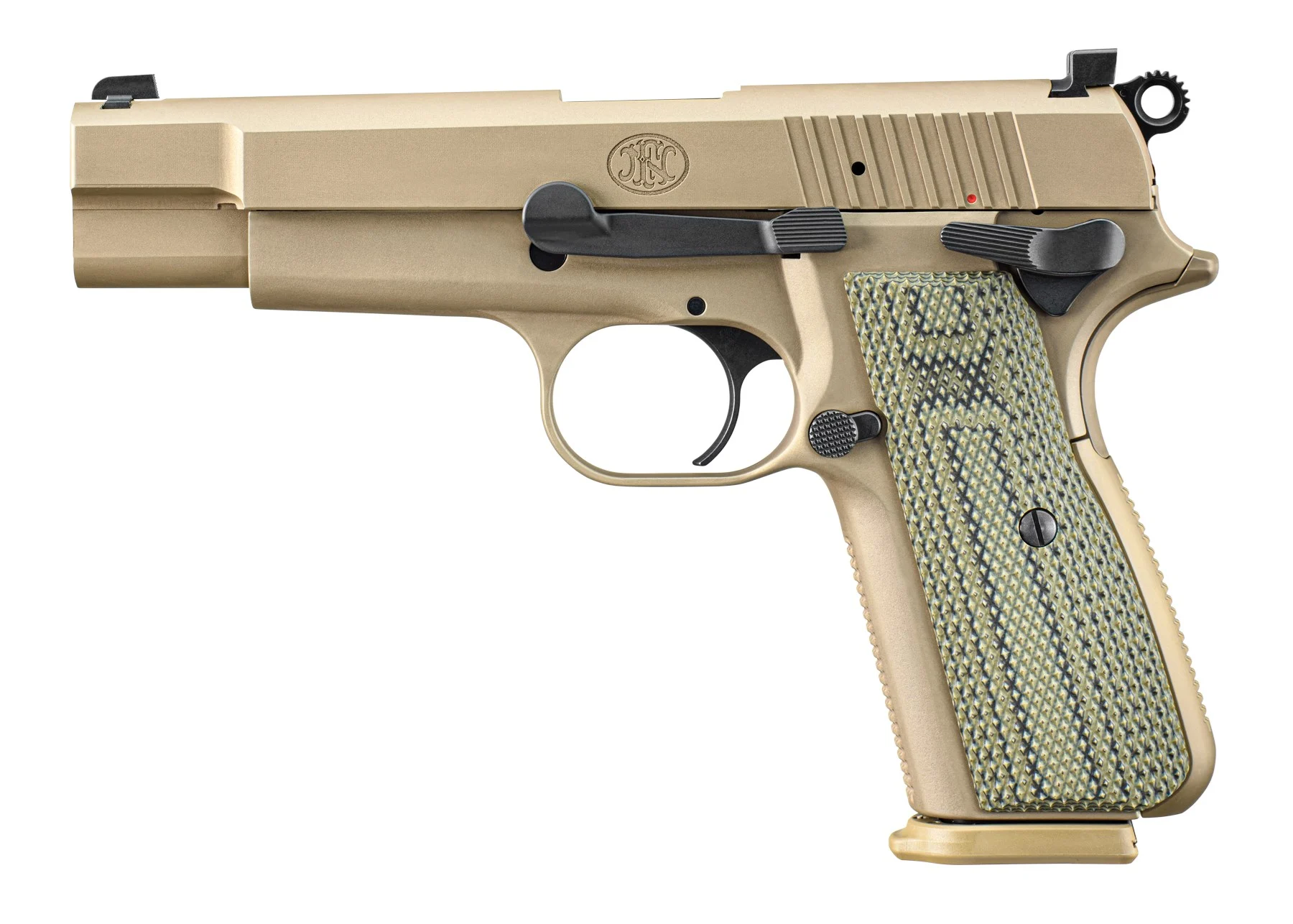 FN HIGH POWER 9MM FDE/OD 17+1 #
