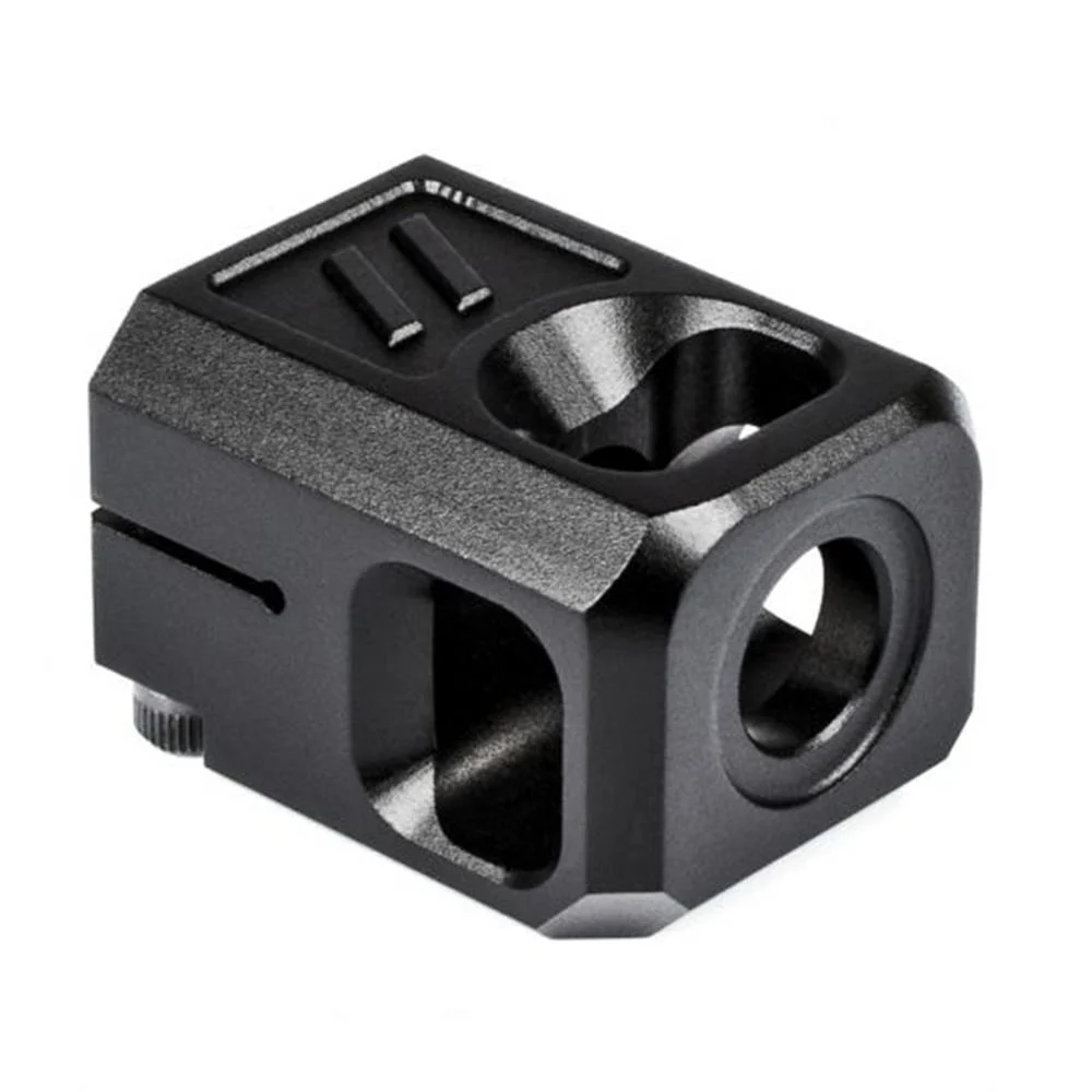 ZEV Technologies Pro Compensator V2 Glock 19 9mm Luger 1/2x28 Thread Black
