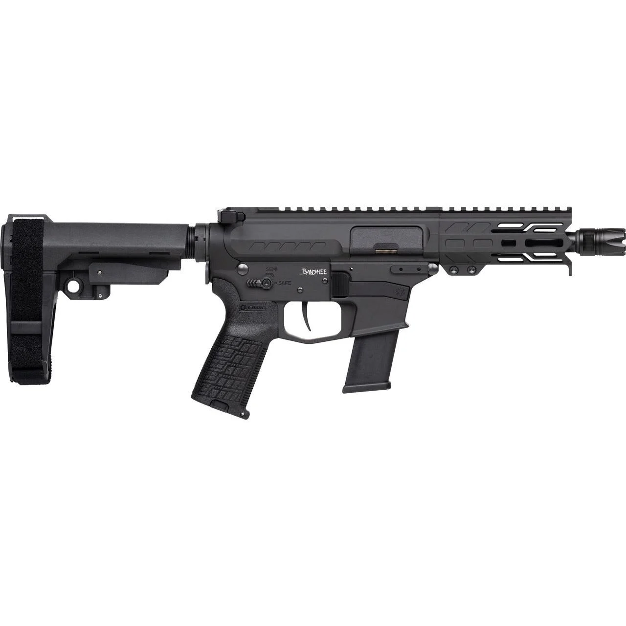 CMMG Banshee Fixed Ejector MkG Pistol .45 Auto 13rd Magazine 5'' Barrel Armor Black w/Brace