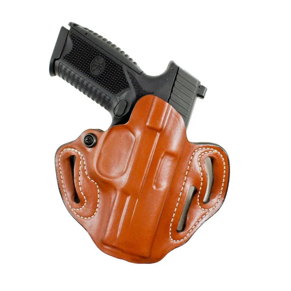 DeSantis #002 Speed Scabbard OWB Holster for Colt 1911 4-4.25" Tan RH