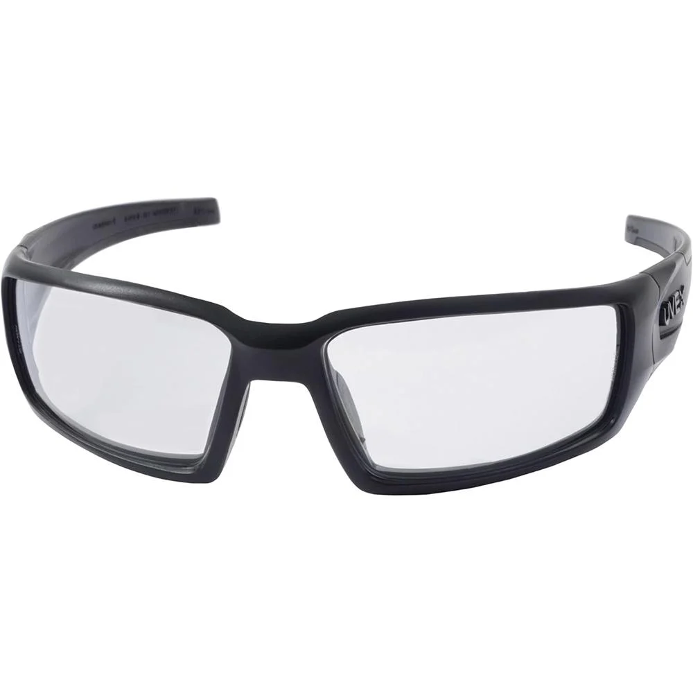 Howard Leight UVEX Hypershock Shooting Glasses Black with Clear Lens