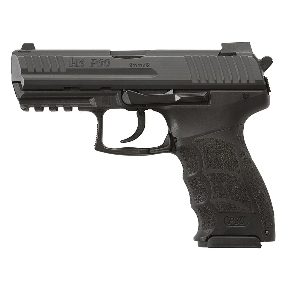 H&K P30 Handgun 9mm Luger 10rd Magazines(2) 3.85" Barrel DA/SA V3 Rear Decocker Button