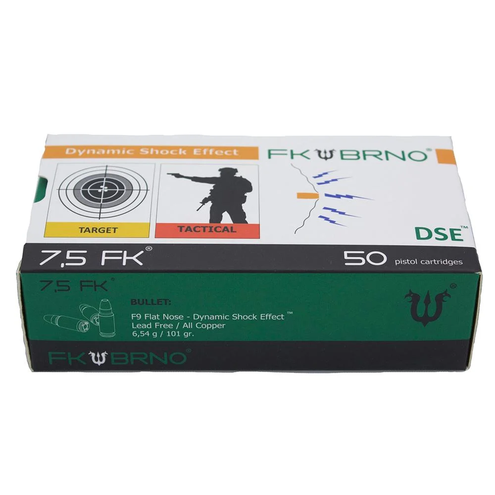 IFG F9 Copper Handgun Ammunition 7.5 FK 101gr LF 1950 fps 50/ct