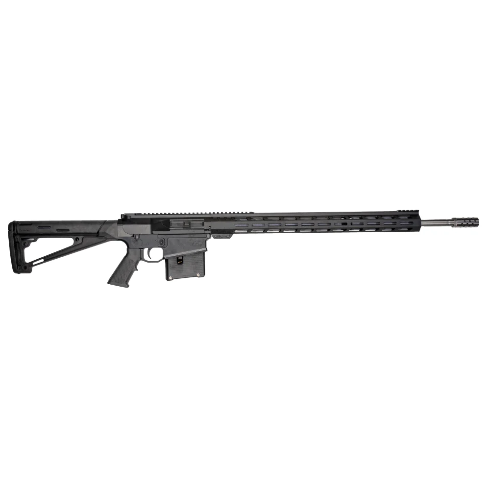 GLFA AR Long Action Rifle 6.5 PRC 5rd Magazine 24" Barrel M-LOK Handguard Black Cerakote