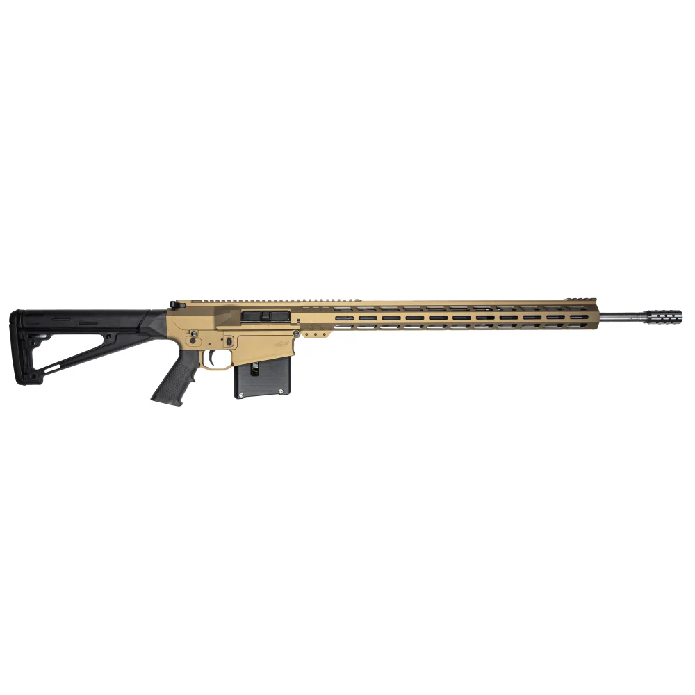 GLFA AR Long Action Rifle 6.5 PRC 5rd Magazine 24" Barrel M-LOK Handguard Bronze Cerakote