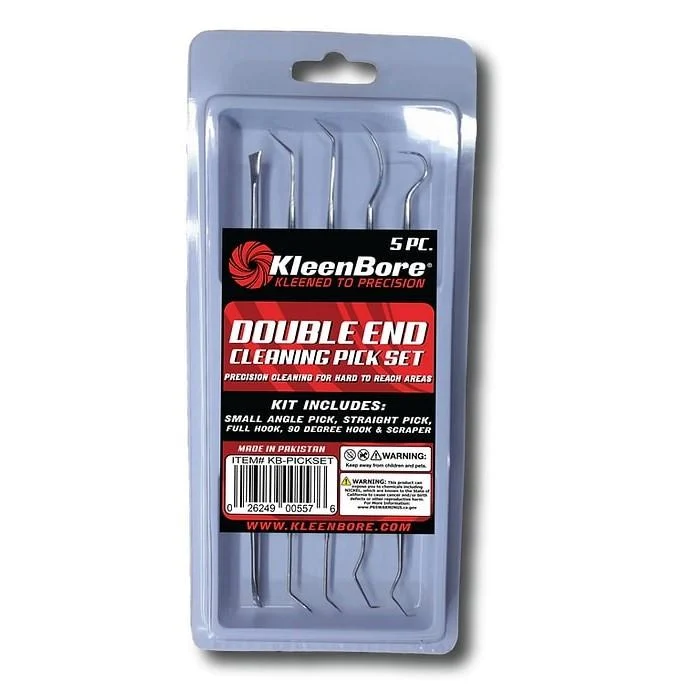 KleenBore Stainless Steel Gun Pick Set 5/ct