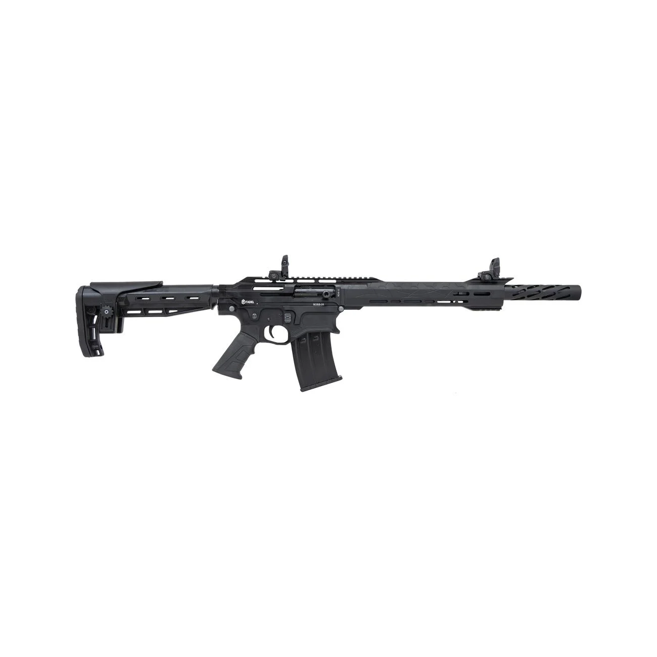 Citadel Boss-25 CA Compliant Shotgun 12ga 3" Chamber 5rd Magazine 18.75" Barrel Black