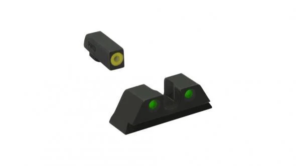 Meprolight ML47787 Hyper-Bright Yellow Ring Front/Green Rear Sights for CZ Shadow 2
