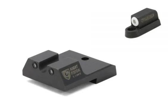 Night Fision Perfect Dot NS Set with Yellow Front + White U Rear for S&W M&P Shield