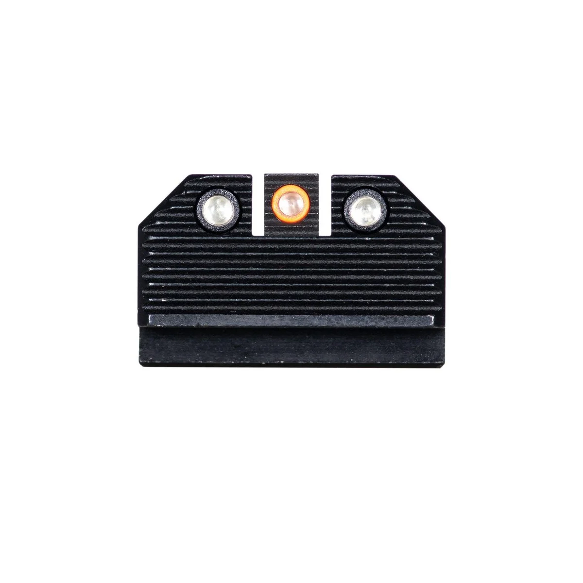 Night Fision Optics Ready Stealth Night Sight Set Orange Front Black Rear for Glock 43x MOS
