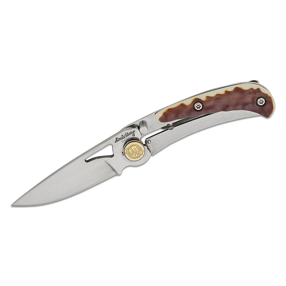 Uncle Henry Next Gen 3UH Folding Knife 2-1/5" Drop Point Blade Staglon Steel Clamshell