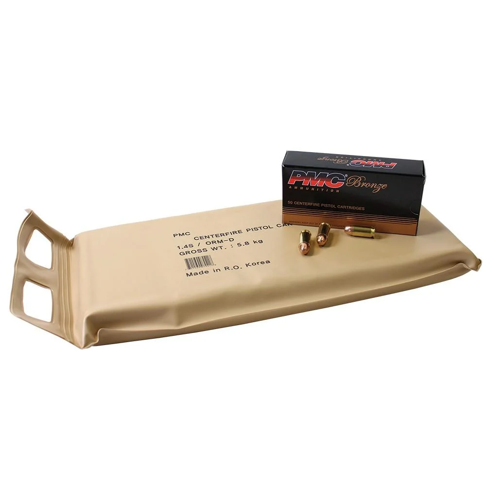 PMC Bronze Handgun Ammunition Battle Pack .380 ACP 90 gr. FMJ 920 fps 300/ct (6-50/ct)