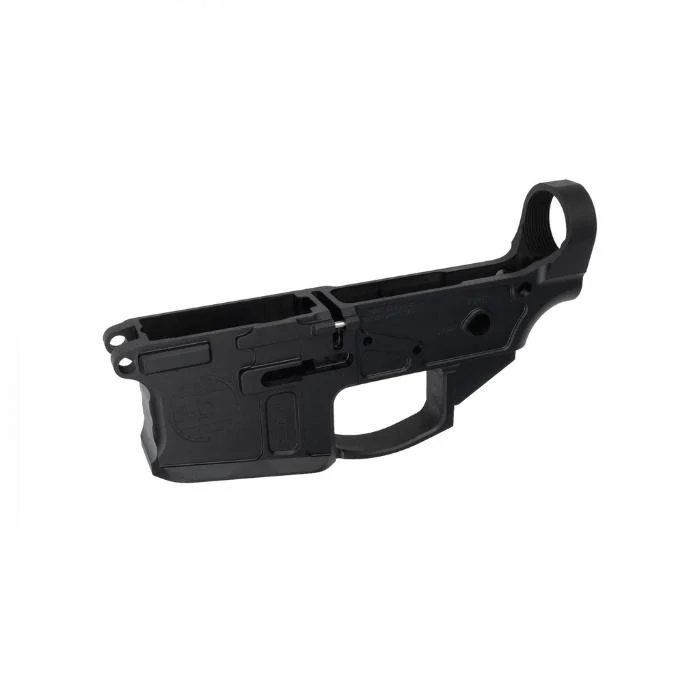 Shield Arms SA-15 Stripped Lower Receiver - 5.56mm/300 Blk Non-Folding 7075-T6 Billet Black