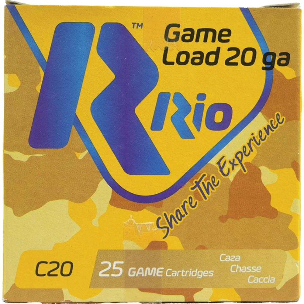 Rio Royal Buck 20ga 2-3/4" 9 plts #1 1345 fps 25/ct