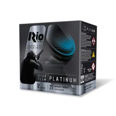 Rio Star Team Evo Platinum Shotshell 12ga 2-3/4" 1-1/8"oz 1250 fps #8 25/ct