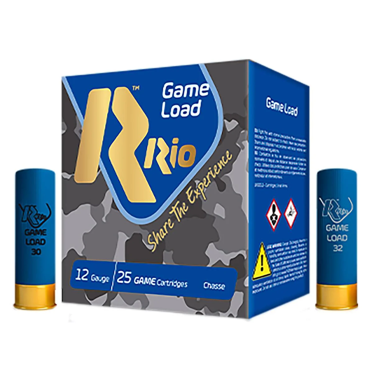 Rio Top Game Magnum Lead Load Shotshells 12ga 3" 1-3/4oz 1250 fps #6 25/ct