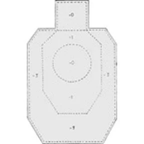 Speedwell Official IDPA Targets Paper Target 100/Pack