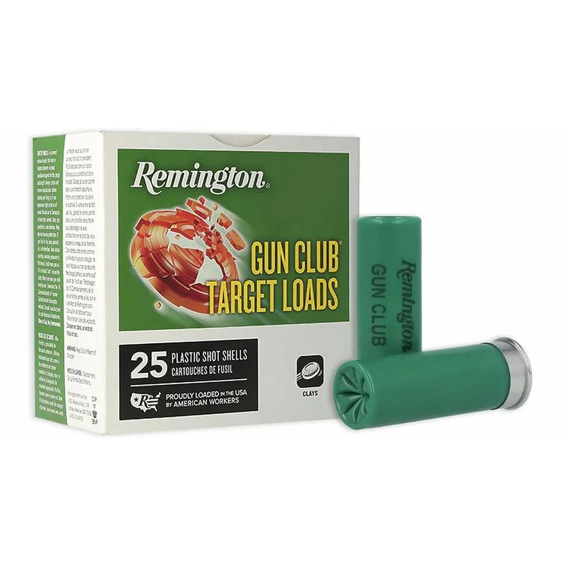 Remington Gun Club Target Load Shotshells 12 ga 2-3/4" 1-1/8 oz 1145 fps #7.5 250/ct Case