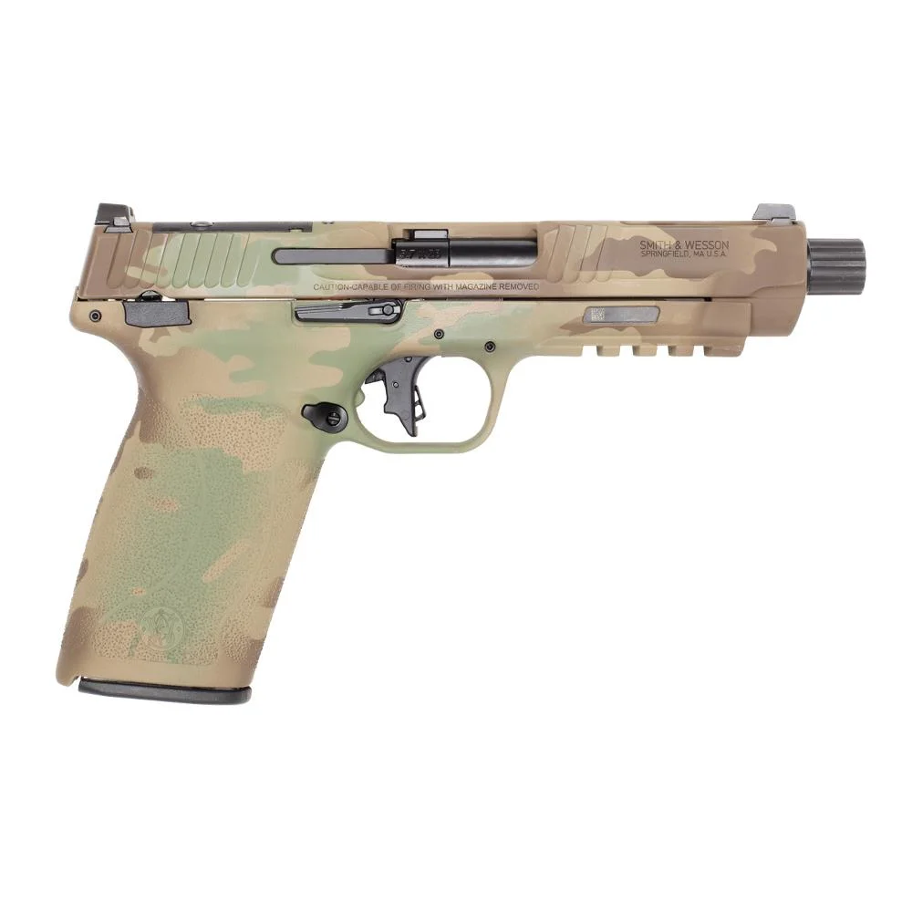 Smith & Wesson M&P 5.7 OR Handgun 5.7x28mm 22rd 5" Threaded Barrel Multicam