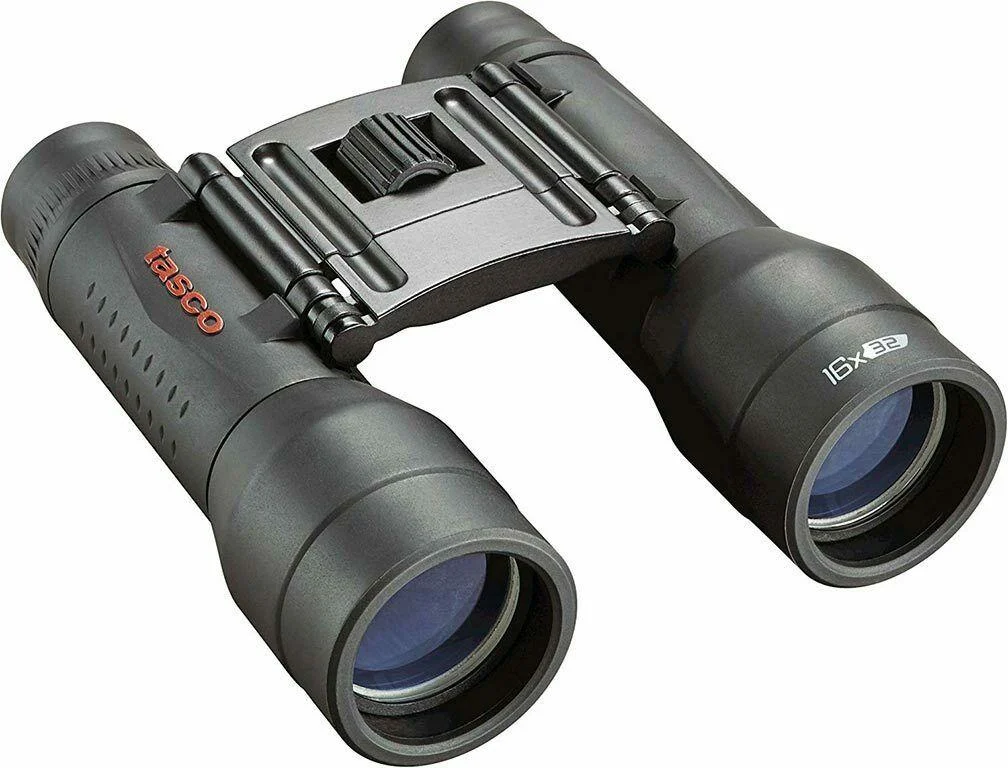 Tasco Essentials Roof Binocular 16x32mm Black MC 6L