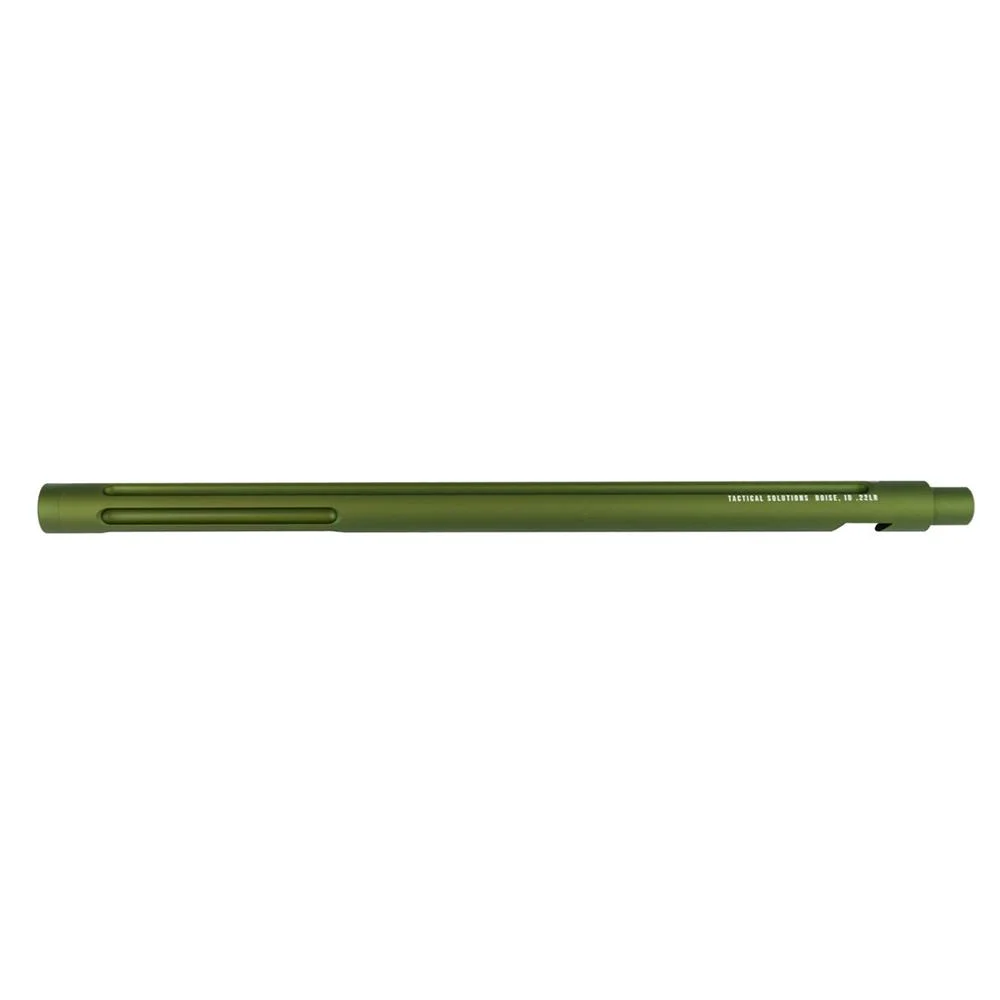 Tactical Solutions X-Ring Barrel for 10/22 Rifles 1/2x28 Threaded Matte OD Green