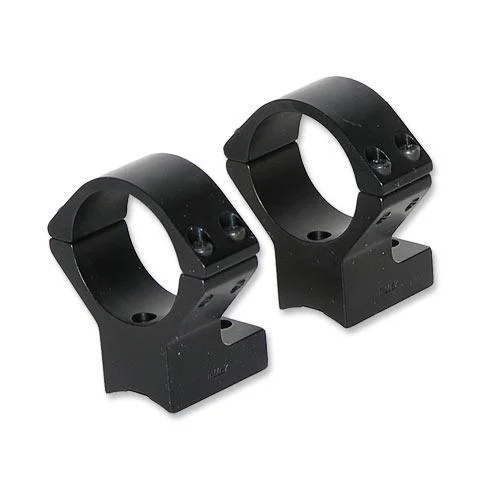 Talley Lightweight Alloy Scope Mounts - Black Anodized - 30mm - High Savage w/Accutrigger Stevens 200 Stiller Predator TC Venture Ruger American