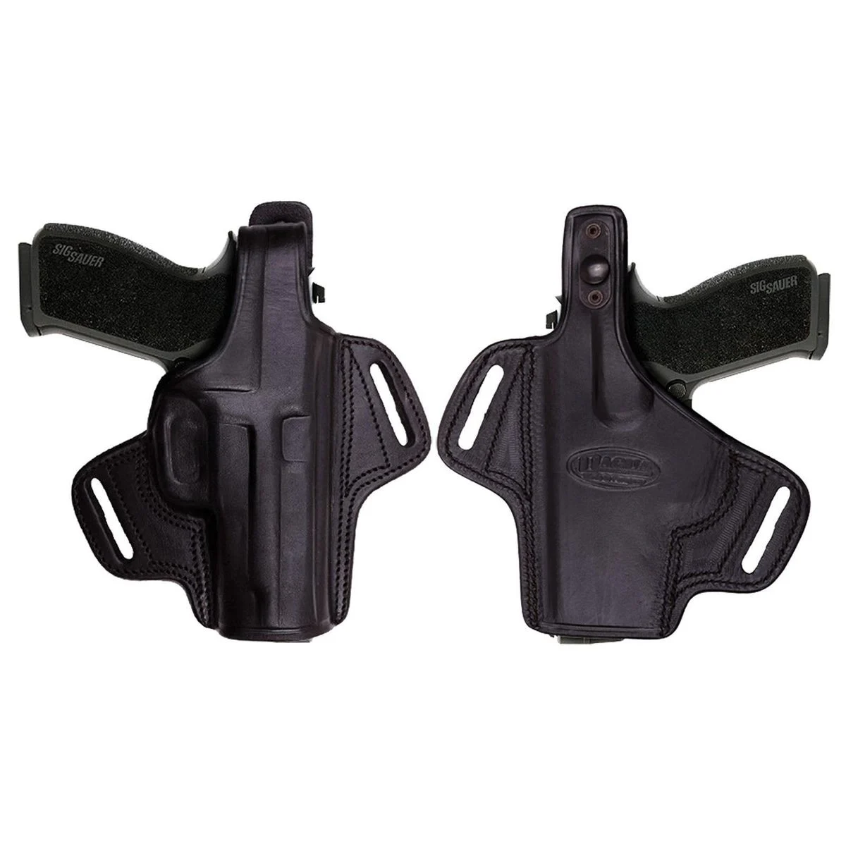 Tagua Gunleather Thumb Break Belt Holster for Glock 19/23/32/38 Black Right Hand