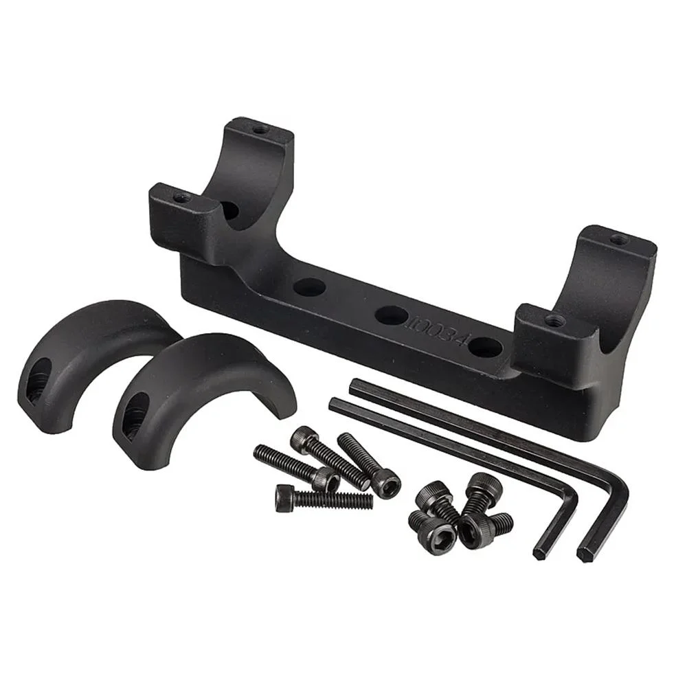 DNZ Game Reaper CVA Rifle Scope Mount For Newer Black Powder & Rifle Barrels 1" High Black