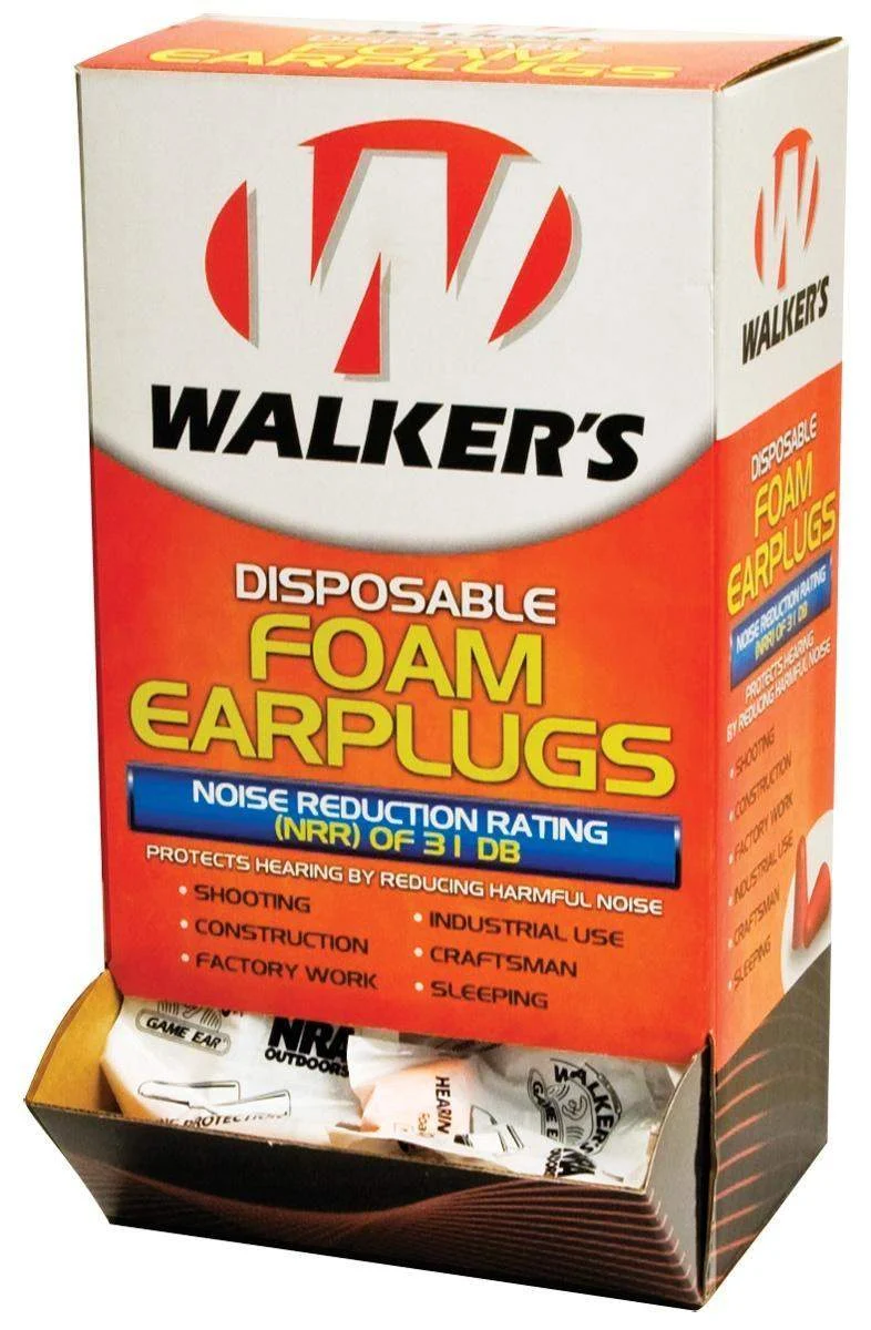 Walker's Foam Ear Plugs