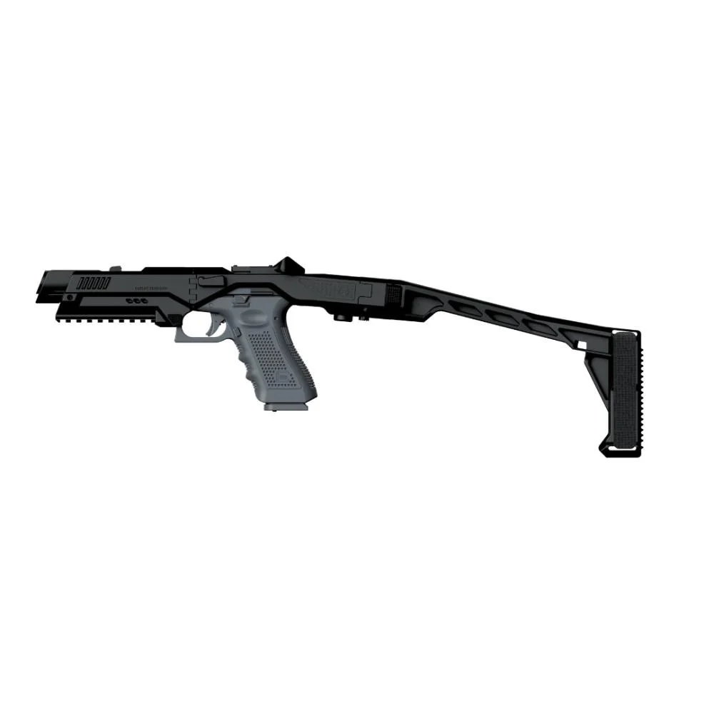 Roni Corporation Nano Roni Glock 17/19/19X/22/23/25/31/32/45 Gen 3-5 Black with Brace