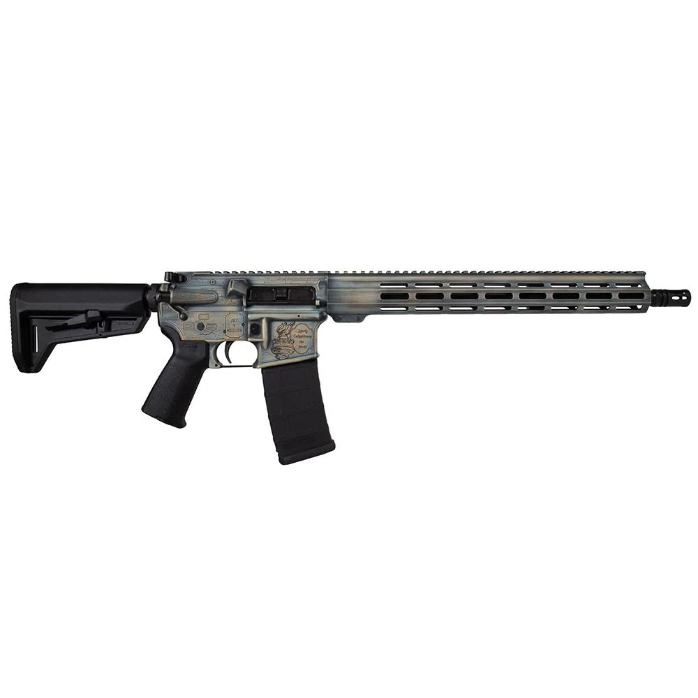 Shark Coast Tactical "Liberty AR Patina" AR-15 Rifle 5.56mm 30rd Magazine 16" Barrel 15" M-LOK Handguard