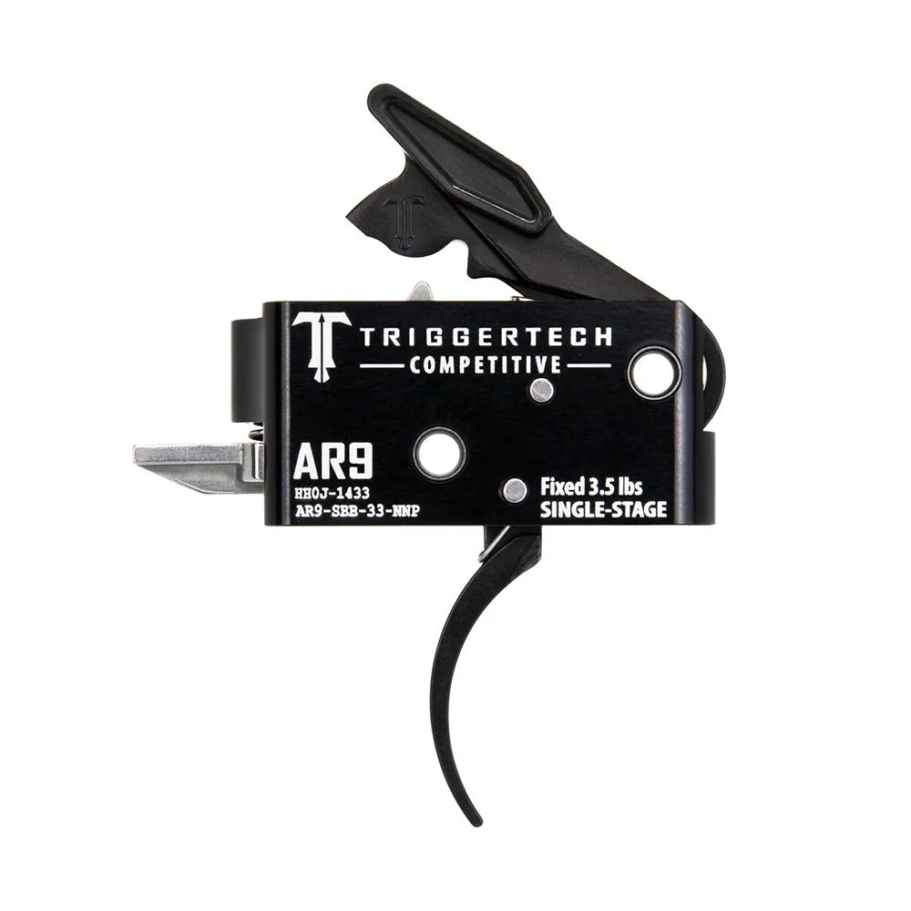 TriggerTech AR-9 Competitive Single Stage Rifle Trigger 3.5 lbs Curved
