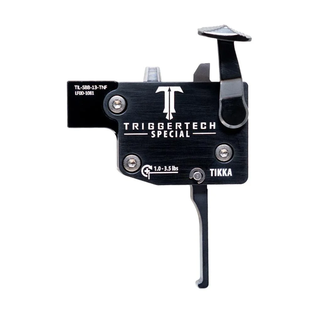 TriggerTech Special Tikka Rifle Trigger 1-3.5 lbs Flat LH Black