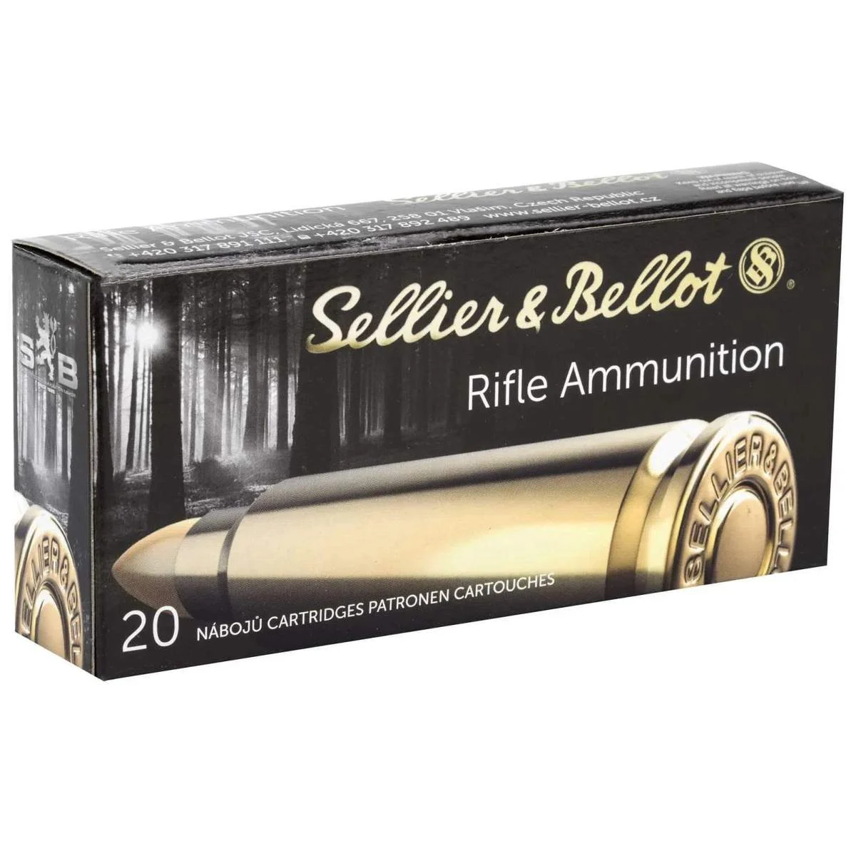 Sellier & Bellot Rifle Ammunition .30-30 Win 150 gr SP 1030 fps 20/ct
